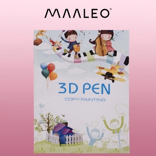 Kniha šablon pro 3D pero Maaleo 22734