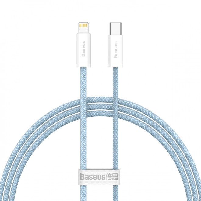 Kabel USB-C pro Lightning Baseus řady Dynamic, 20 W, 1 m (modrý)