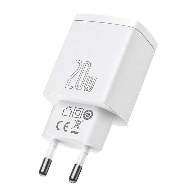 Kompaktní rychlonabíječka Baseus, USB, USB-C, 20W (černá)