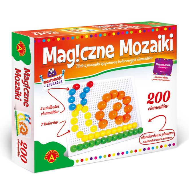 Vzdělávací hračka Alexander - Kouzelná mozaika 200