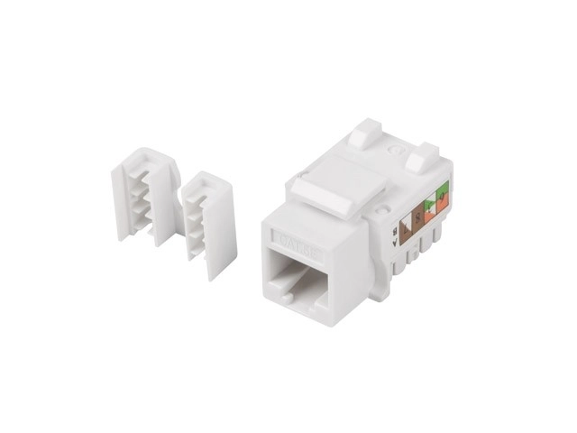 Modulární zásuvka RJ45 keystone UTP kat. 5E pro montážní krabici