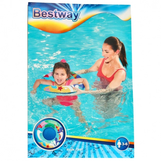 Bestway 36113 Nafukovací kolo 51 cm – delfíni