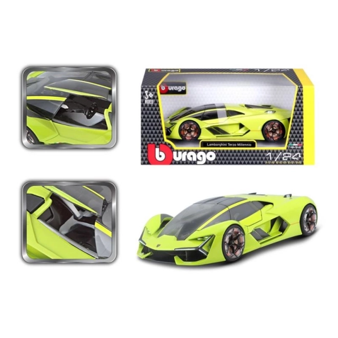 Bburago 1:24 Lamborghini Terzo Millenio Green