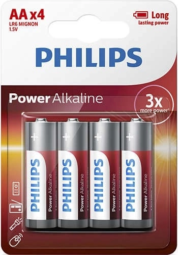 Baterie Power Alkaline AA 4ks blister