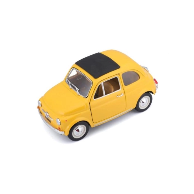 Bburago 1:24 Fiat 500 F 1965 žlutá 18-22098