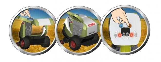 Traktor Claas Axion 870 + Lis na balíky 540