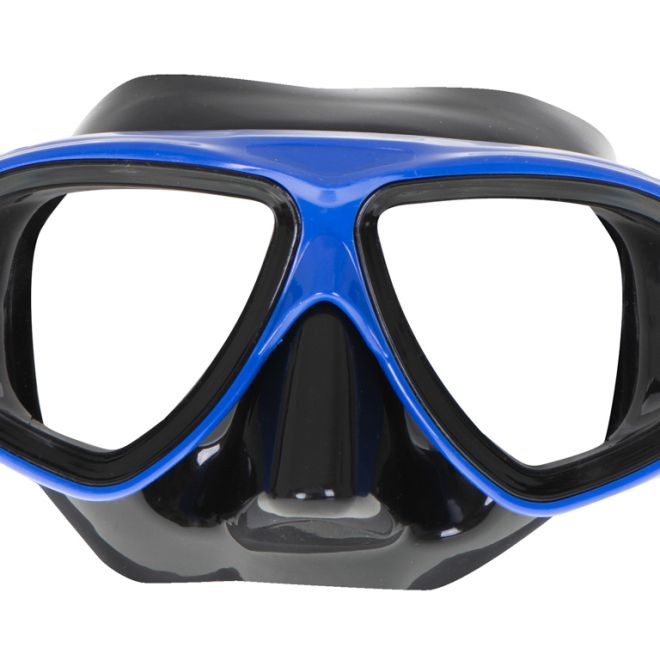 Potápěčská maska plavecké brýle černé