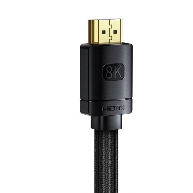 Kabel HDMI 2.1 řady High Definition, 8K 60Hz, 3D, HDR, 48Gbps, 1m (černý)