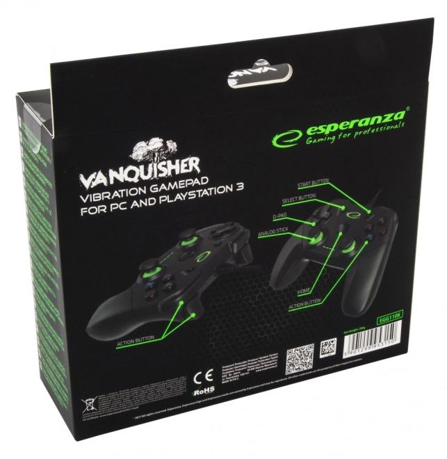 Gamepad pro PC a PS3 Vanquisher