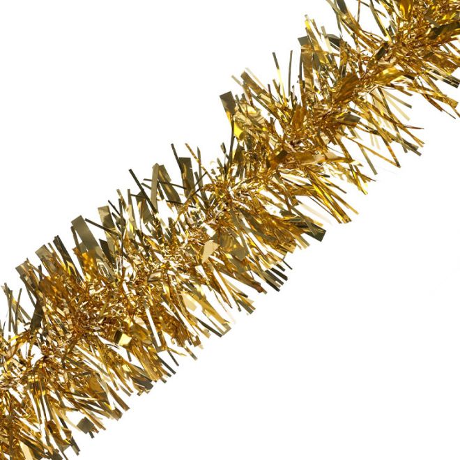 Vánoční stromek girlanda Řetěz zlatý 2m
