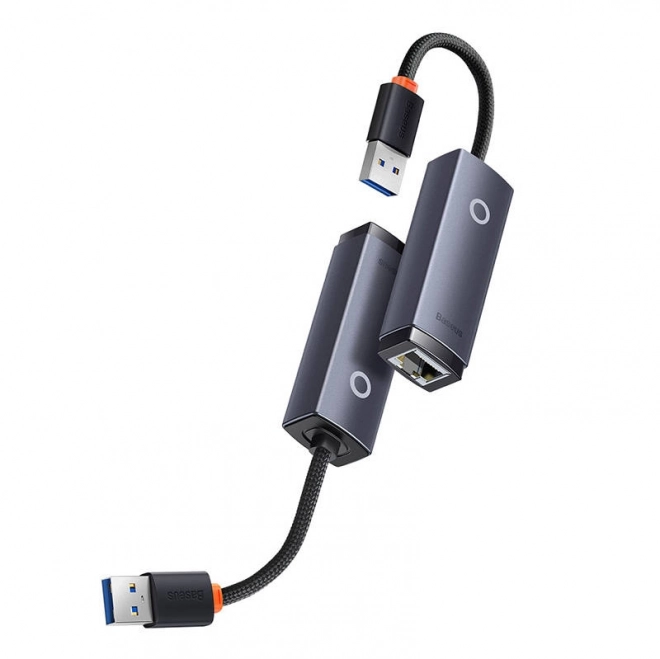 Síťový adaptér Baseus Lite Series USB na RJ45, 1000 Mb/s (šedý)