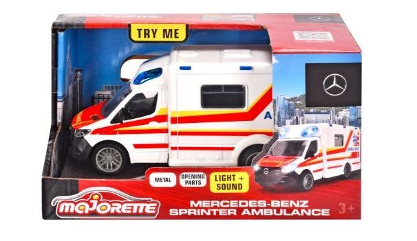 Majorette Grand Mercedes ambulance 12,5 cm vozidlo