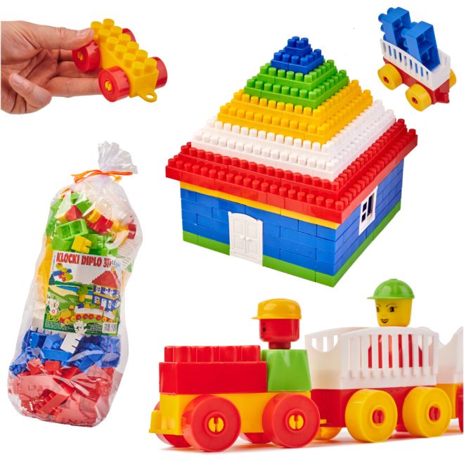 DIPLO 3D stavebnice pro děti - 219 dílků