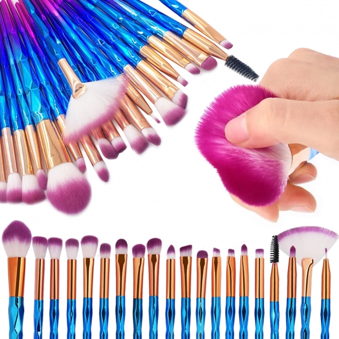 Profesionální sada 20 kusů štětců na make-up