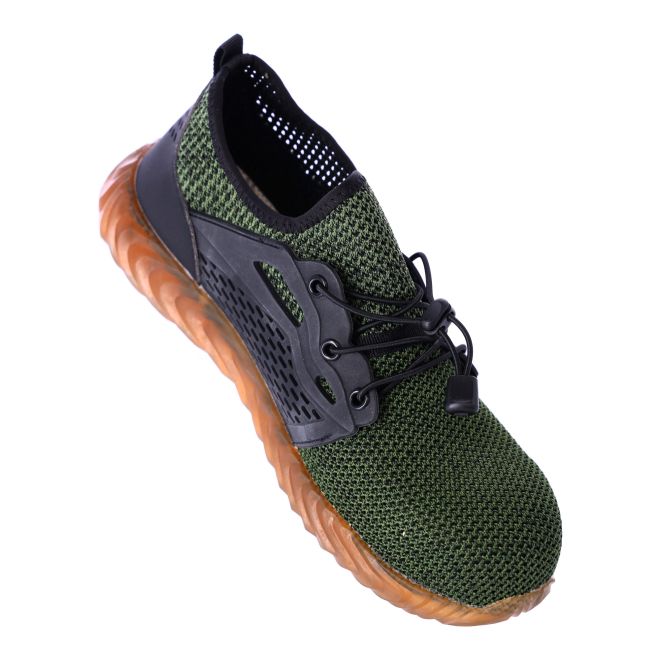 Měkká "42" / 26,8 cm pracovní bezpečnostní obuv - zelená