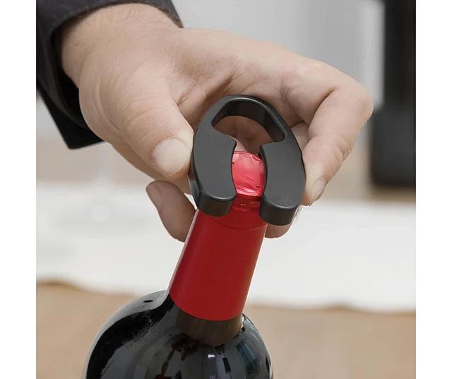 Elektronická vývrtka PRESTIGE + nalévač vína