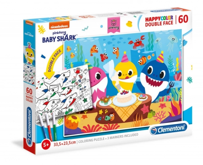 Puzzle 60 prvků Baby Shark