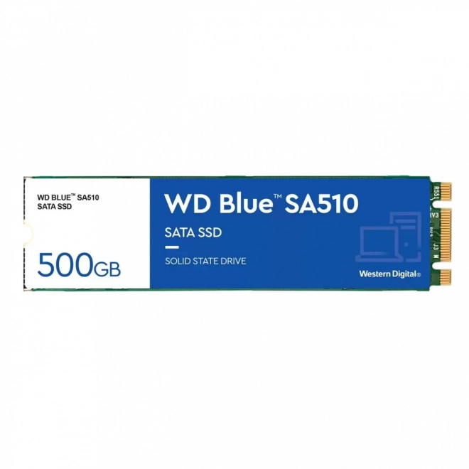 Modrý SSD disk 500GB SA510 M.2 2280 WDS500G3B0B