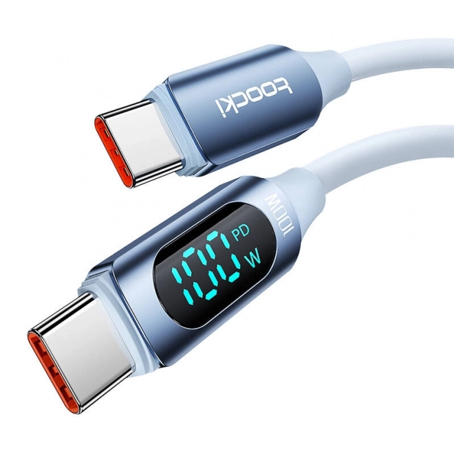 Kabel USB-C na USB-C Toocki TXCTT1- XX04-B2, 2m, FC 100W (modrý)