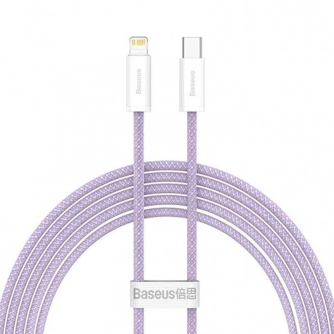 Kabel USB-C pro Lightning Baseus řady Dynamic, 20 W, 2 m (fialový)