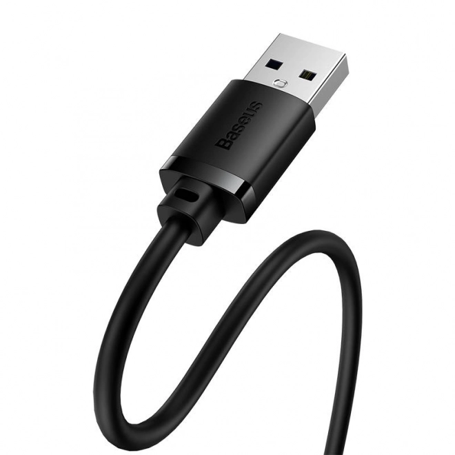 Prodlužovací kabel USB 3.0 Baseus samec-samice, řada AirJoy, 1 m (černý)