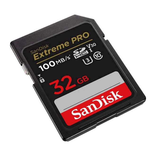 Paměťová karta SANDISK EXTREME PRO SDHC 32GB 100/90 MB/s UHS-I U3 (SDSDXXO-032G-GN4IN)