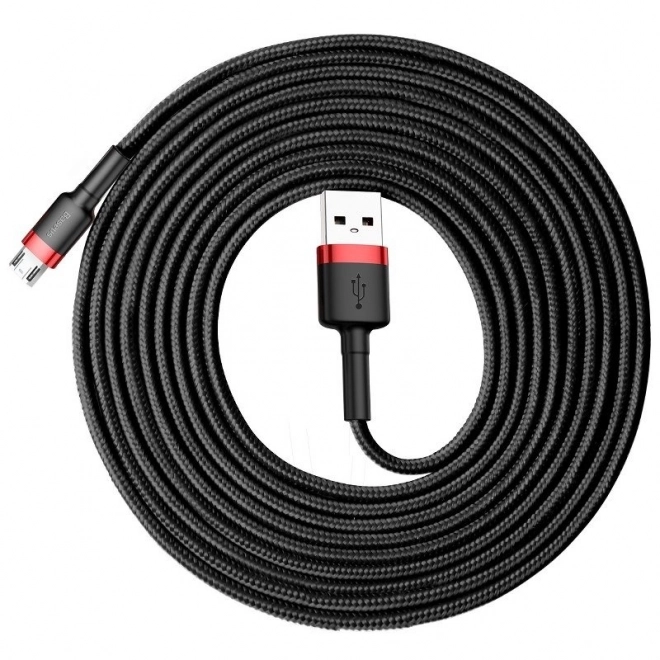 Baseus Cafule Micro USB Cable 2A 3m (černo-červený)