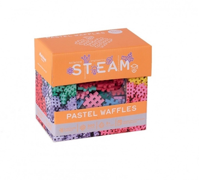 Kostky Waffle mini Pastelové