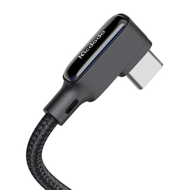 Kabel USB na USB-C, Mcdodo CA-7310, úhlový, 1,8 m (černý)