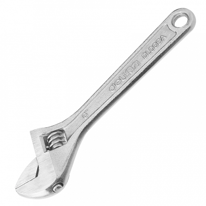 Nastavitelný klíč 6" Deli Tools EDL006A (stříbrný)