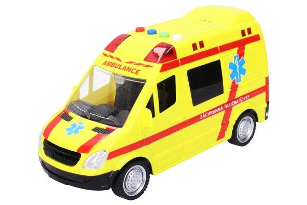 Auto Ambulance se zvukovými a světelnými efekty 21cm