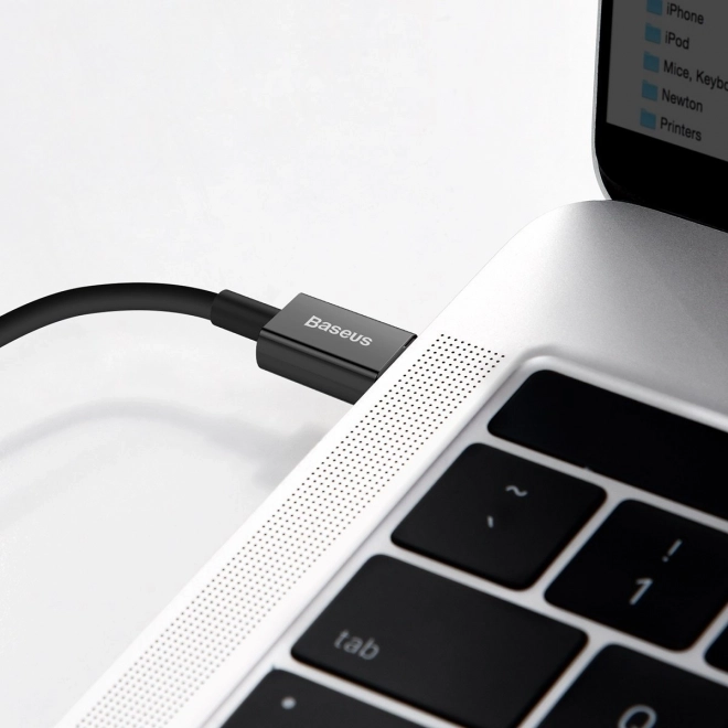 Kabel Baseus Superior Series USB-C na iP, 20W, PD, 2m (černý)