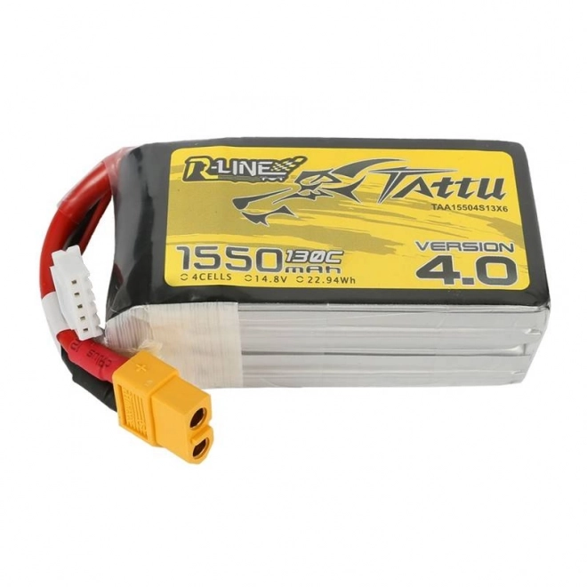 Baterie Tattu R-Line verze 4.0 1550mAh 14,8V 130C 4S1P XT60