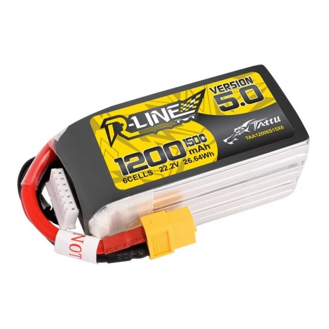 Baterie Tattu R-Line 5.0 1200mAh 22,2V 150C 6S1P XT60