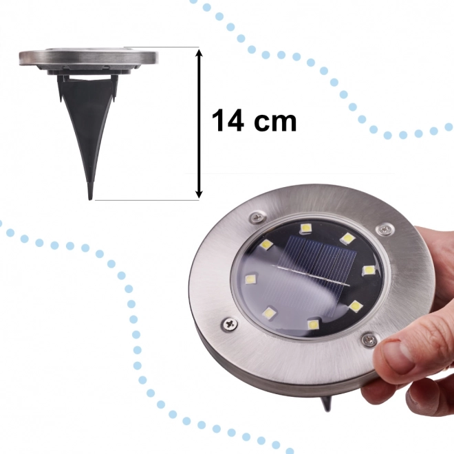 Solární zahradní LED osvětlení - 12 kusů