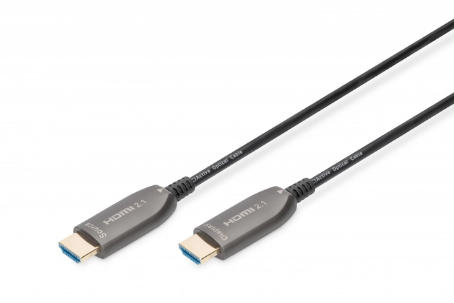 AOC HDMI 2.1 Ultra High Speed 8K/60Hz UHD HDMI A/HDMI A M/M hybridní propojovací kabel 15 m černý