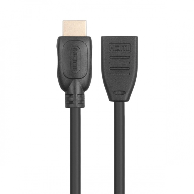 Pozlacený kabel HDMI v2.0 F-M 3m prodlužovací kabel