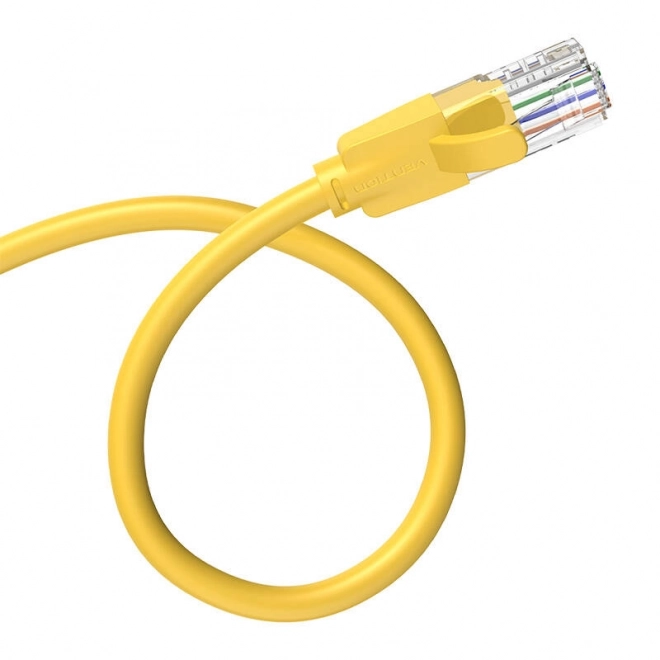 Síťový kabel UTP CAT6 Vention IBEYH RJ45 Ethernet 1000Mbps 2m žlutý