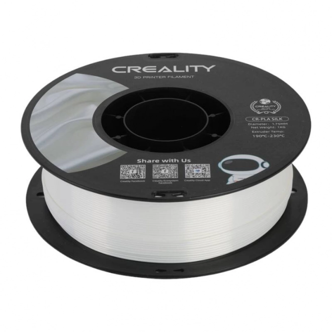 CR-Silk PLA filament Creality (bílý)