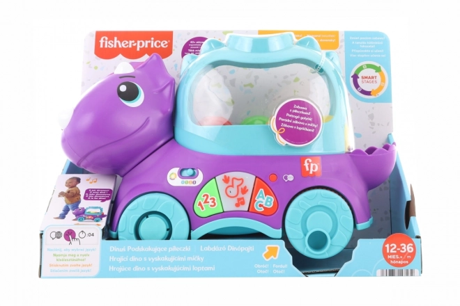 Fisher-price Hrající dino s vyskakujícími míčky HNR51 TV