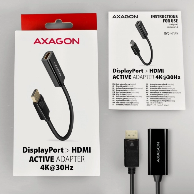 RVD-HI14N Displayport -> HDMI 1.4, 4K/30HZ aktivní adaptér