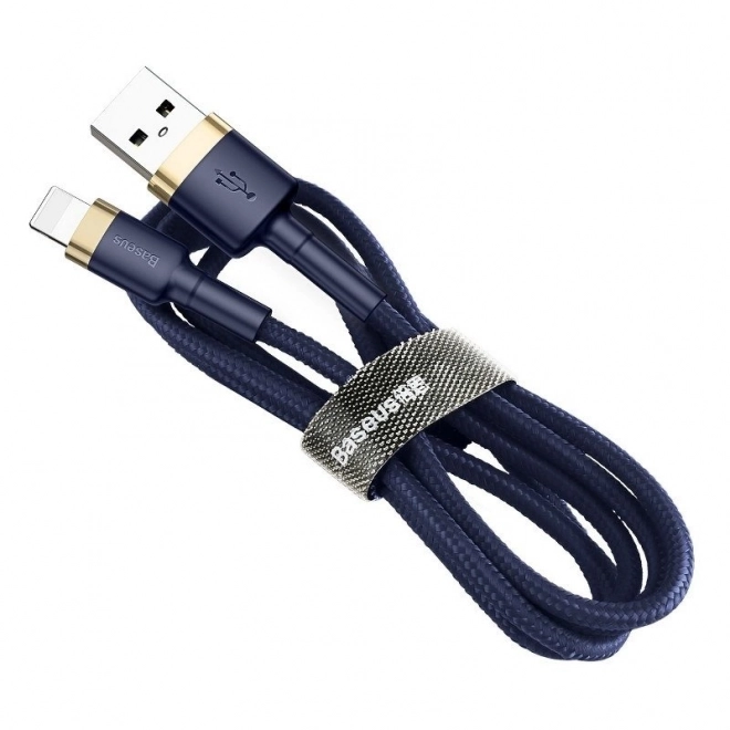 Baseus Cafule Lightning kabel 2,4A 1m - zlato-tmavě modrý