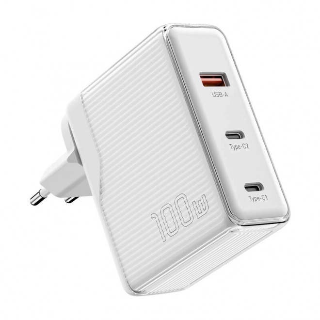 Nabíječka Essager 100W GaN s 2x USB-C a USB-A