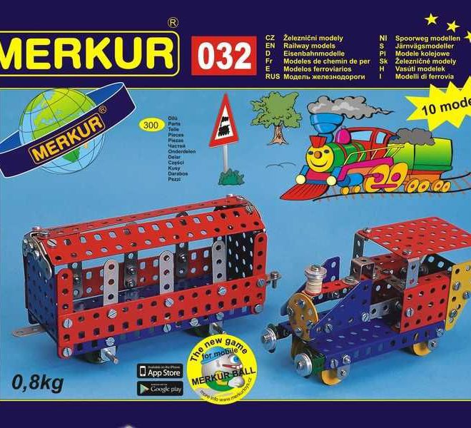Merkur 032 Železniční modely - 300 dílů