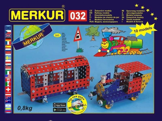 Merkur 032 Železniční modely - 300 dílů