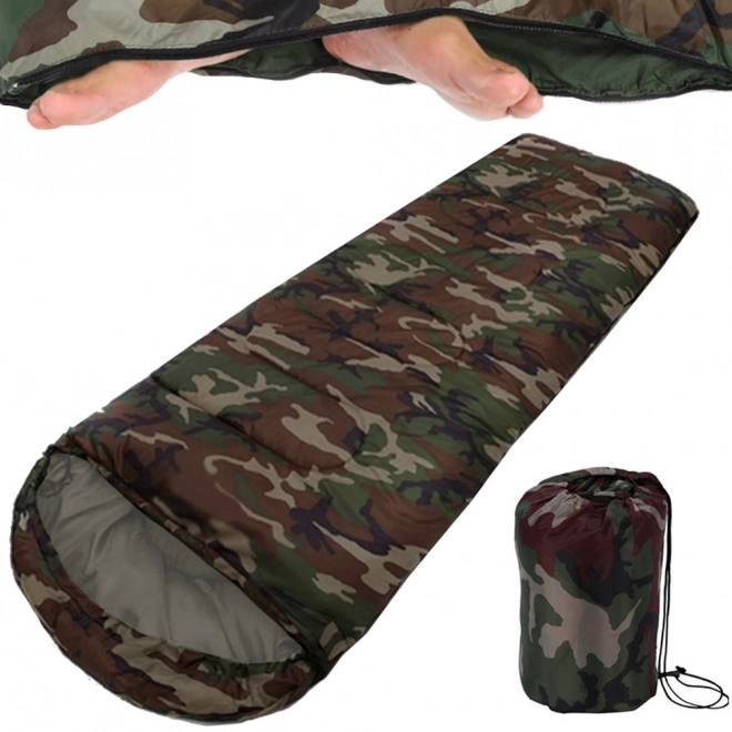 Spací pytel Mummy Camo 200 x 65 cm maskáč