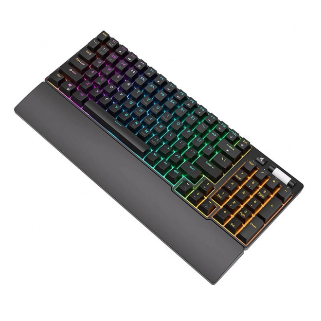 Bezdrátová mechanická klávesnice Royal Kludge RK96 RGB, hnědý spínač (černý)