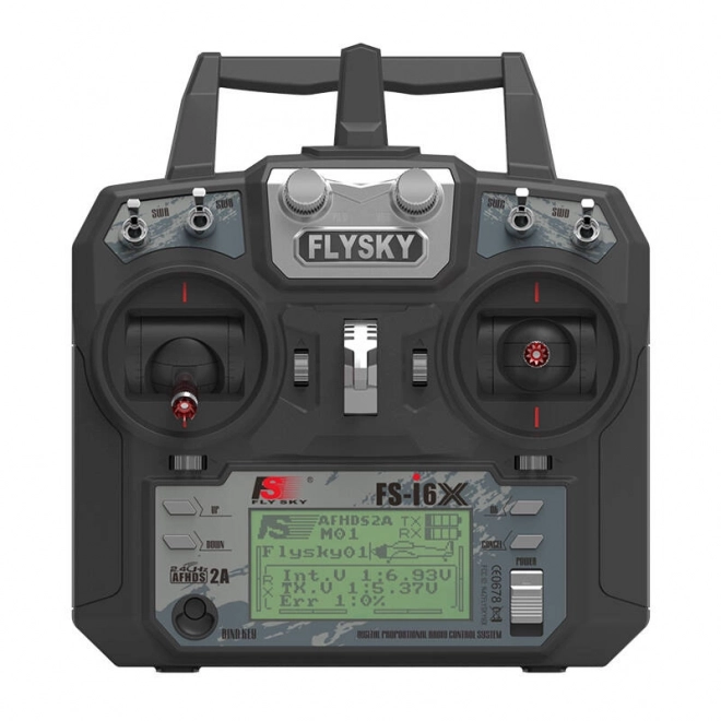 FlySky kit FS-i6X vysílač + iA6B přijímač, 10 kanálů AFHDS 2A.