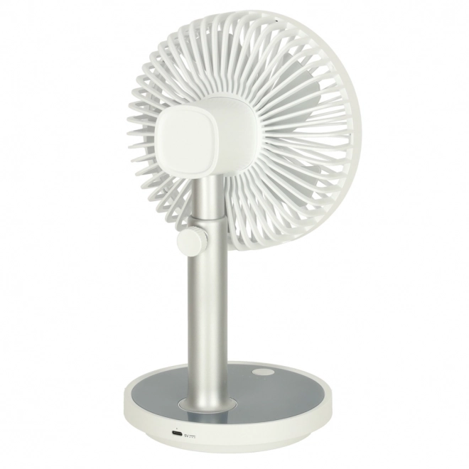 Bezdrátový stolní ventilátor 30 cm bílý