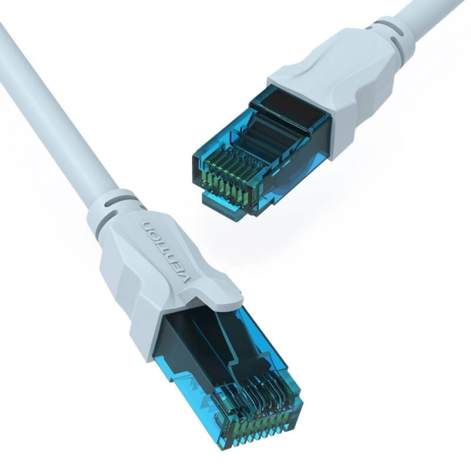 Síťový kabel UTP CAT5E Vention VAP-A10-S075 RJ45 Ethernet 100Mbps 0,75 m modrý